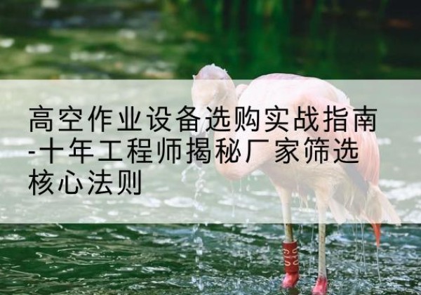 南昌剪叉式升降机厂家-高空作业设备选购实战指南-十年工程师揭秘厂家筛选核心法则